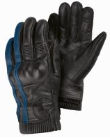 Luvas Lehel preto/azul XL