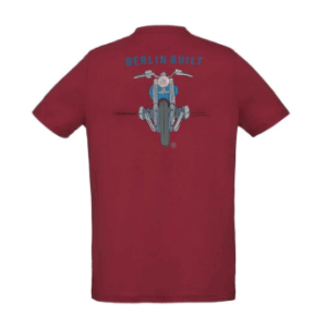 T-shirt R nineT homem vermelho escuro L