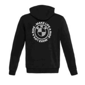 Zip Hoodie Make Life a Ride hom preto M