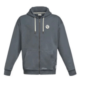 Zip Hoodie Soulfuel senhora azul S