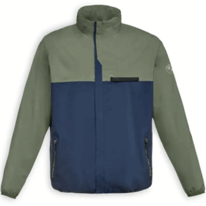 Impermevel MLAR homem azul noite/verde M