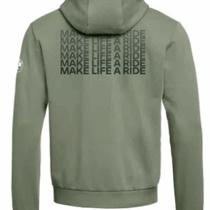 Hoodie Make Life a Ride homem caqui M