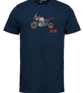 T-shirt GS Adventure homem azul noite S
