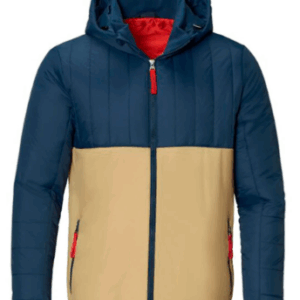 Casaco Quilt homem azul Night/Camel L